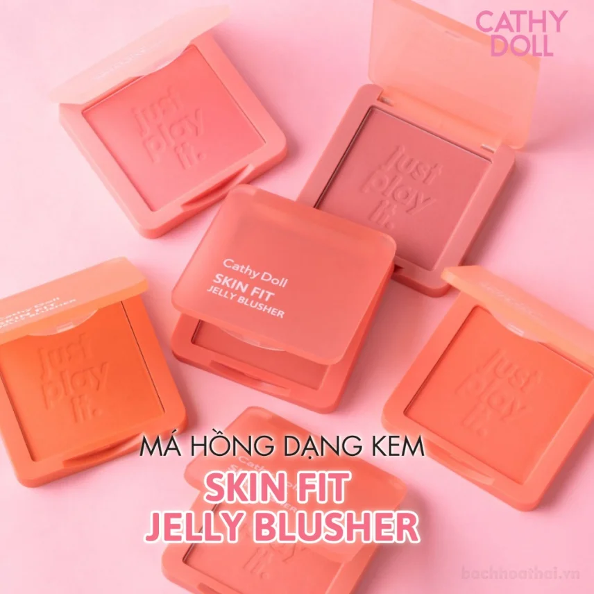 Phấn má hồng Cathy Doll SKIK FIT Jelly Blusher 6gr ảnh 6