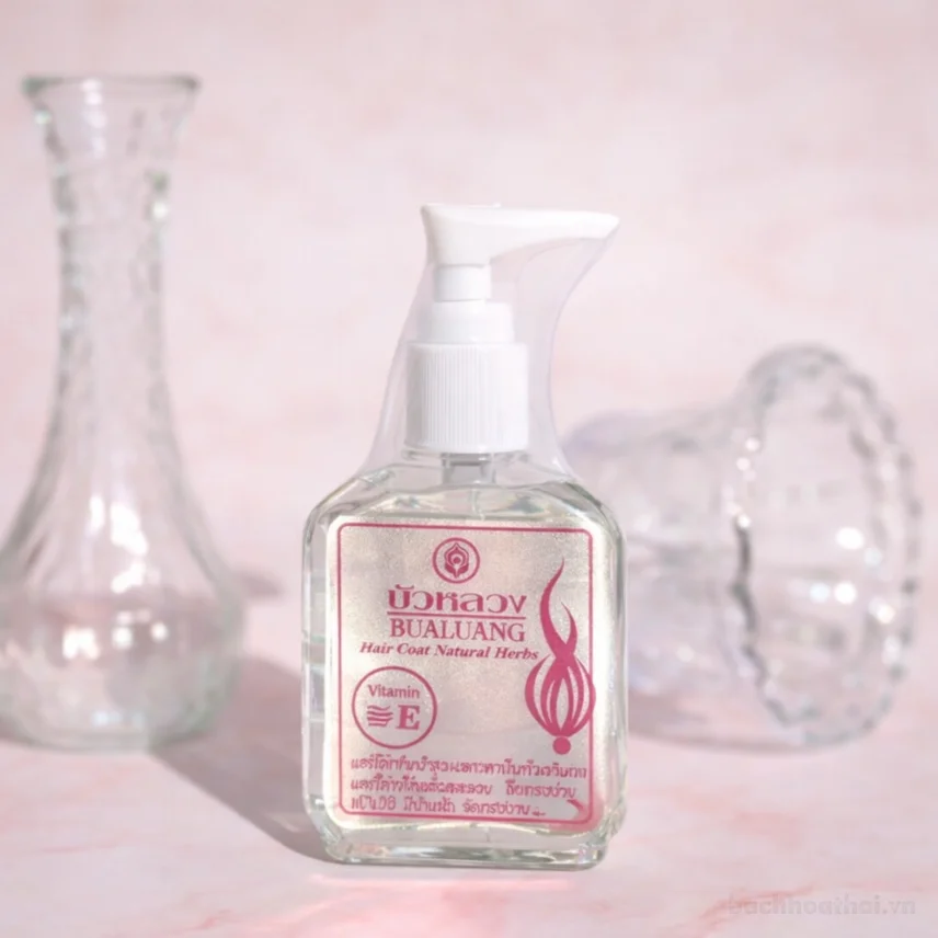 Dầu dưỡng tóc mềm mượt Bualuang Hair Coat Natural Herbs Thái Lan ảnh 21
