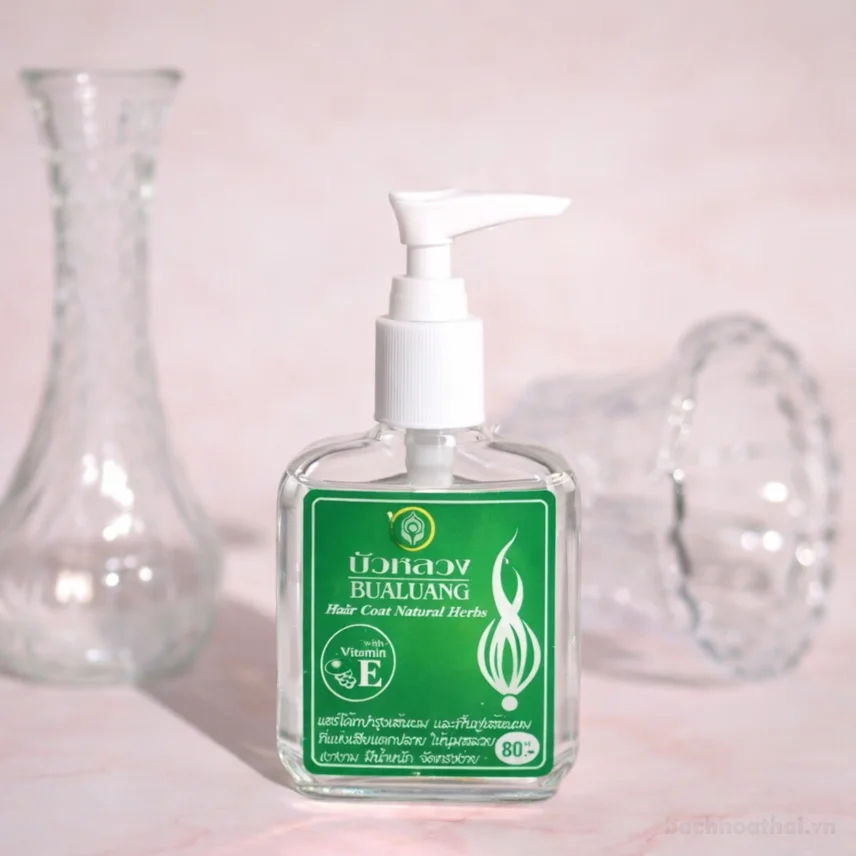 Dầu dưỡng tóc mềm mượt Bualuang Hair Coat Natural Herbs Thái Lan ảnh 22