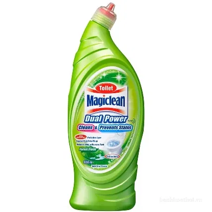 Dung dịch tẩy rửa bồn cầu sức mạnh kép KAO Magiclean Toilet Clean Plus+ Bleach Forest & Ocean 650ml ảnh 6