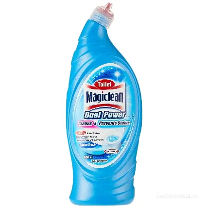 Dung dịch tẩy rửa bồn cầu sức mạnh kép KAO Magiclean Toilet Clean Plus+ Bleach Forest & Ocean 650ml ảnh 7