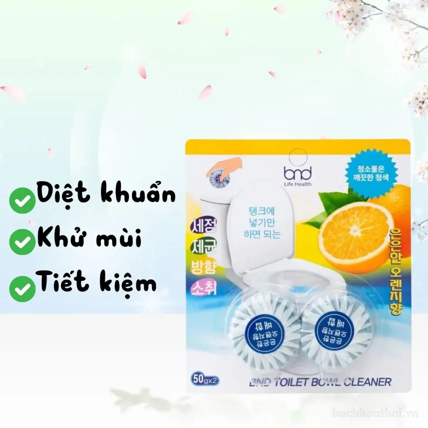 Viên thả bồn cầu BND Toilet Bowl Cleaner 100gr ảnh 5