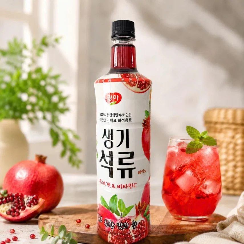 Nước uống lựu lên men giấm lựu Kwangya Collagen Vitamin C ảnh 9