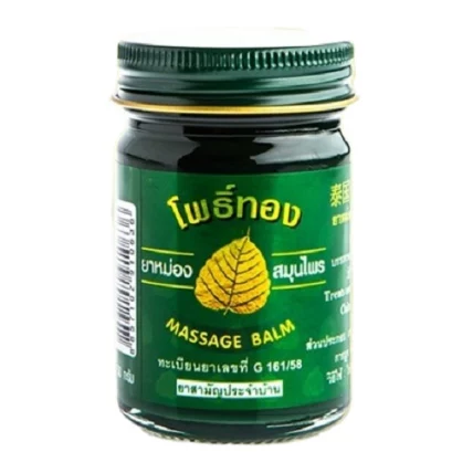 Dầu xanh bồ đề Thái Lan Pho Tong Cooling Green Balm ảnh 3