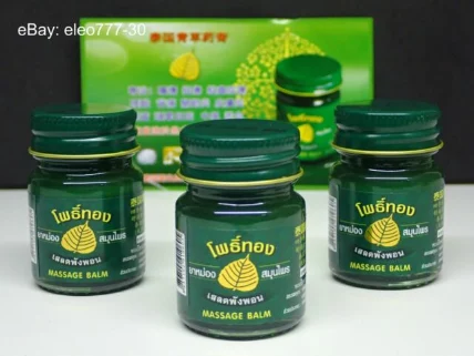 Dầu xanh bồ đề Thái Lan Pho Tong Cooling Green Balm ảnh 7