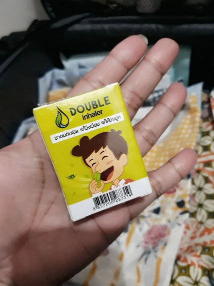 Ống hít thông mũi 2 đầu Thai Herb Double Inhaler ảnh 12
