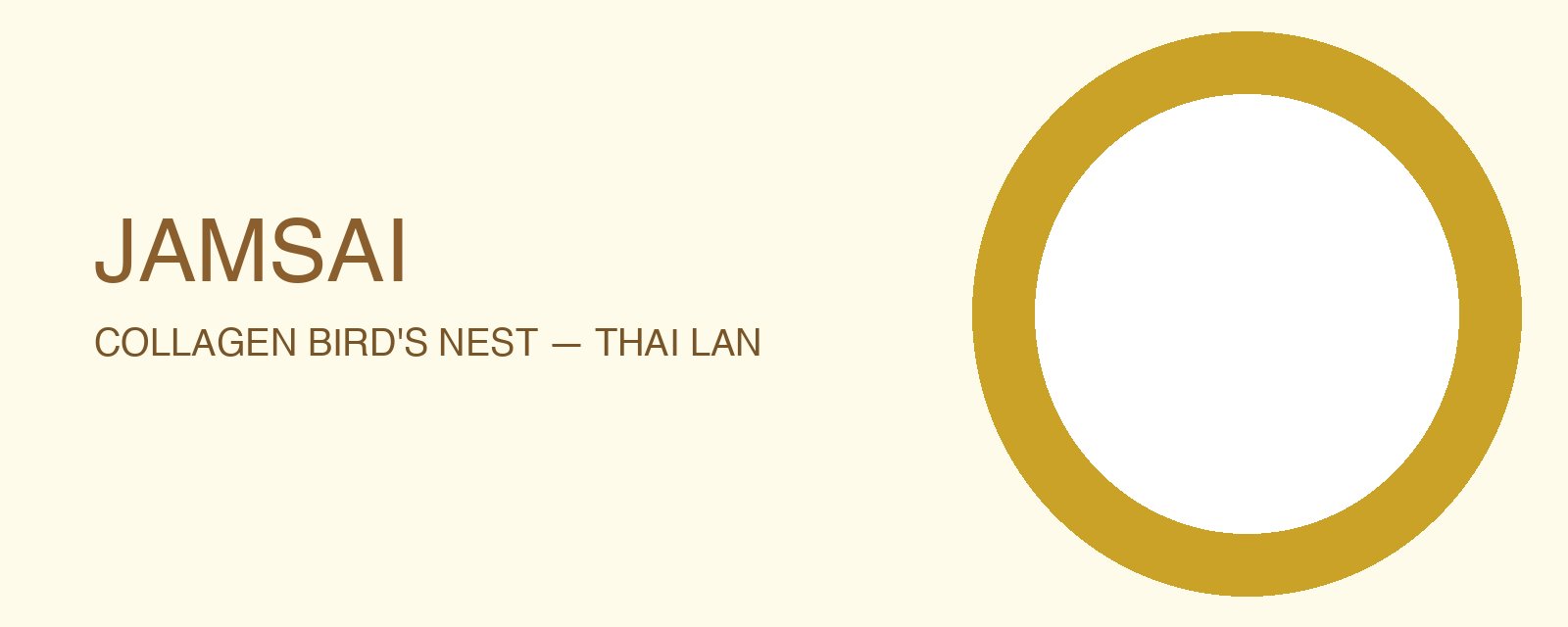 Jamsai Collagen Bird's Nest Banner