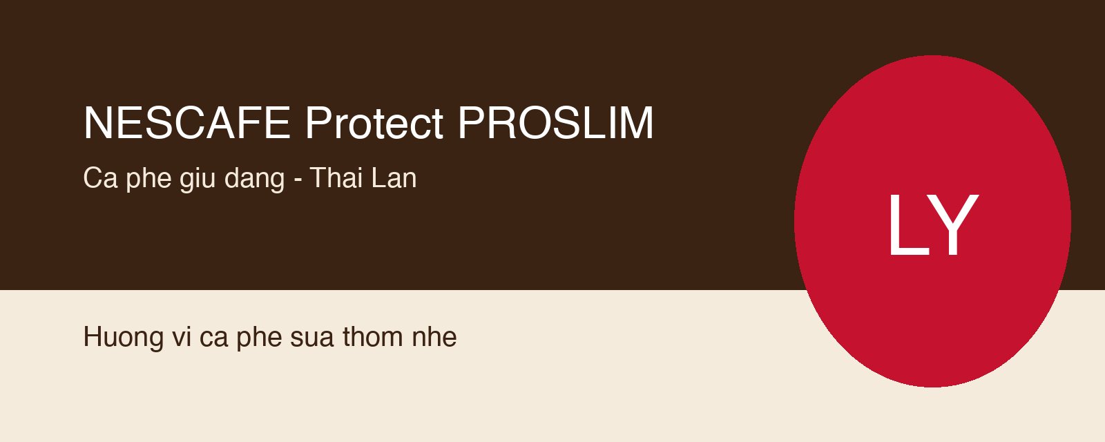 Không gian cà phê Nescafé tông đỏ nâu kem
