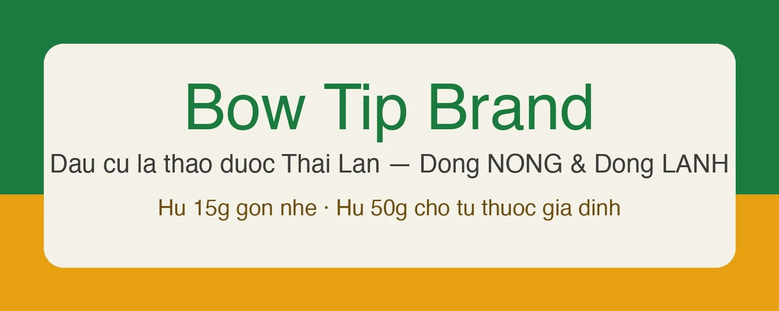 Bow Tip Brand Balm Thái Lan