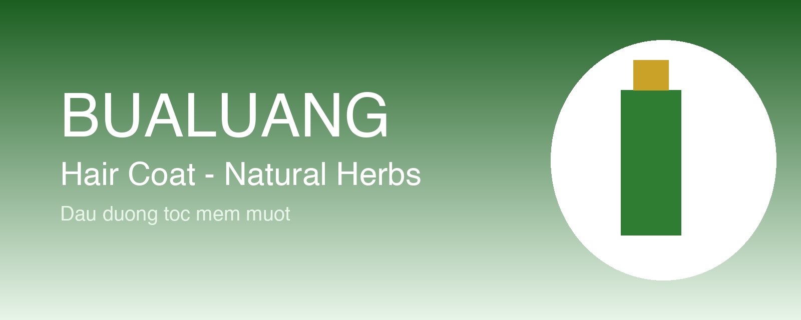 Bộ sản phẩm dầu dưỡng tóc Bualuang Hair Coat Natural Herbs Thái Lan