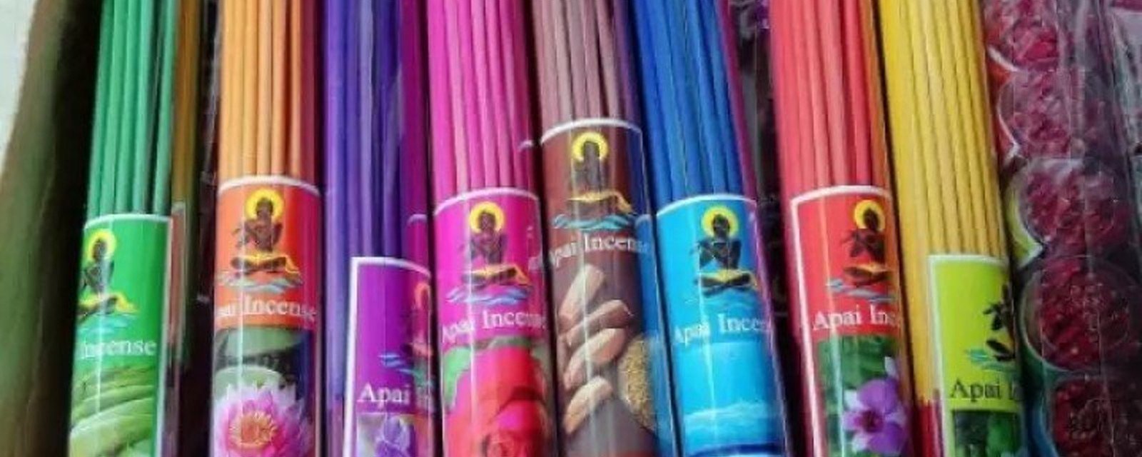 Bộ nhang Apai incense Thái Lan nhiều màu theo mùi hương