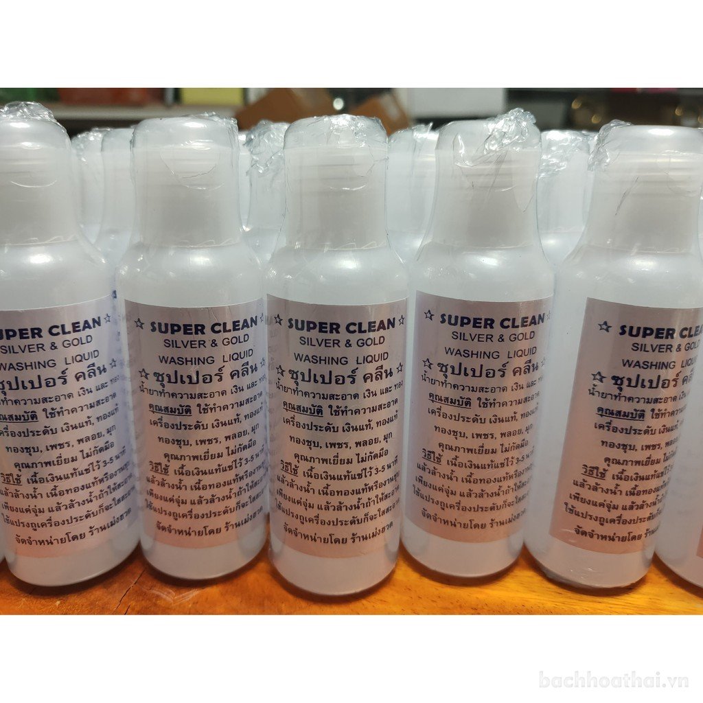 Chai nước rửa trang sức Super Clean 120ml chính hãng Thái Lan