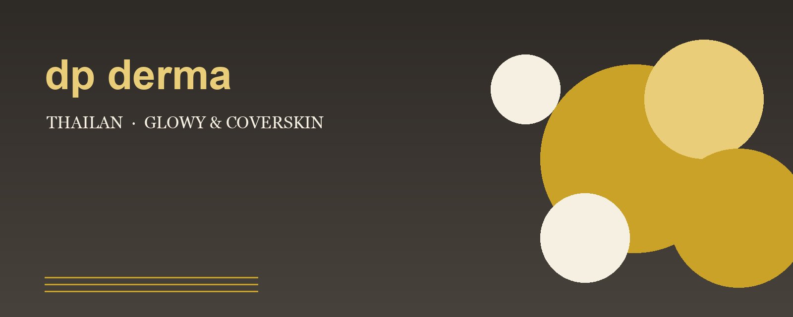 Nhận diện thương hiệu dp derma — Glowy and Coverskin
