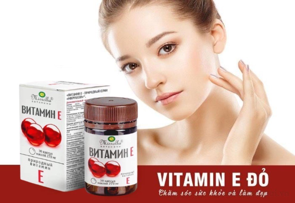 Hop va lo Vitamin E do Mirrolla 30 vien 270mg