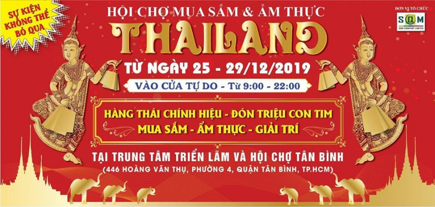 Hội Chợ Thái Lan Mua Sắm và Ẩm Thực đầu năm 2020