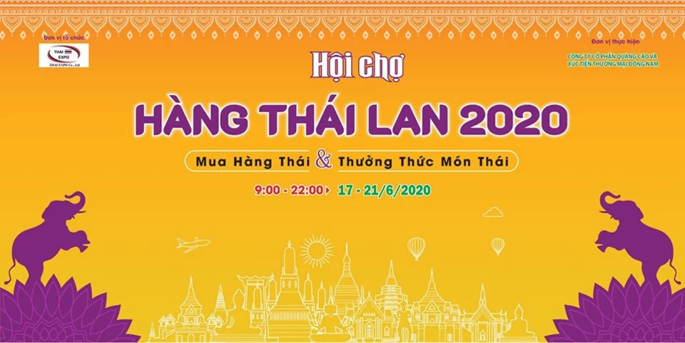 Ảnh bài viết Hội chợ hàng Thái Lan giữa năm 2020