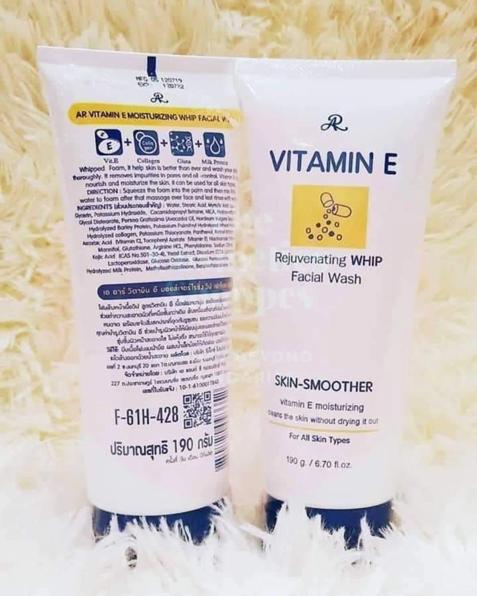 Ảnh bài viết Đánh giá sữa rửa mặt AR Vitamin E Facial Wash
