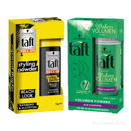 Bột giữ nếp làm phồng tóc Schwarzkopf Taft Volumen Powder ảnh 1