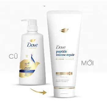 Ảnh sản phẩm Dầu xả Dove Peptide Intense Repair Thái Lan 350ml 1