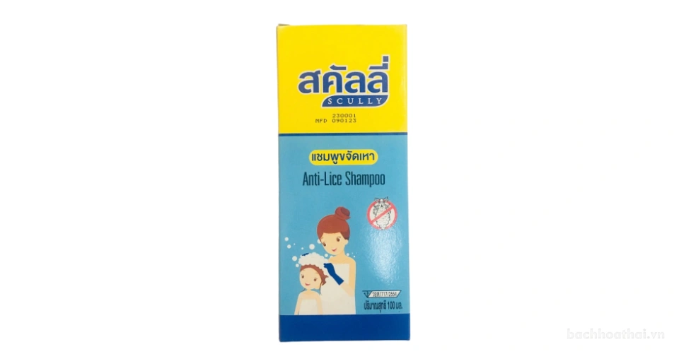 Dầu gội trị chấy (chí) SCULLY Anti Lice Shampoo