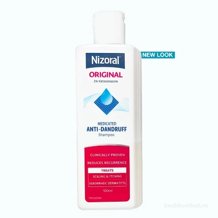 Dầu gội trị gàu, nấm Nizoral Shampoo Ketoconazole 2% ảnh 3