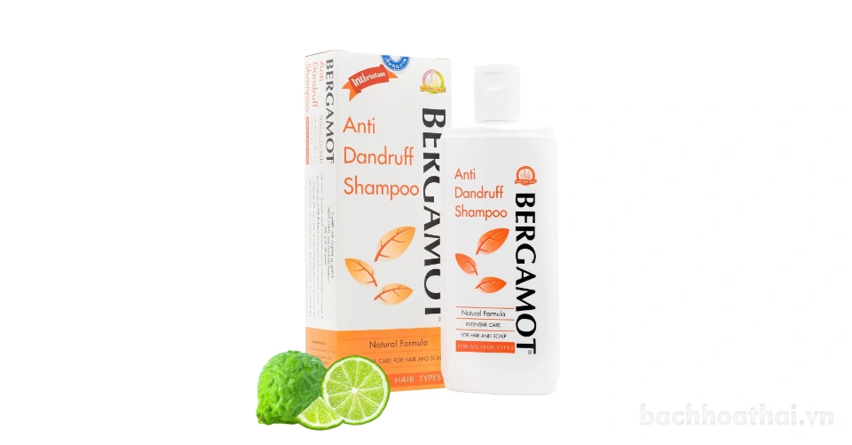 Dầu gội dược liệu loại bỏ gàu, ngứa Bergamot Anti Dandruff Shampoo Thái Lan