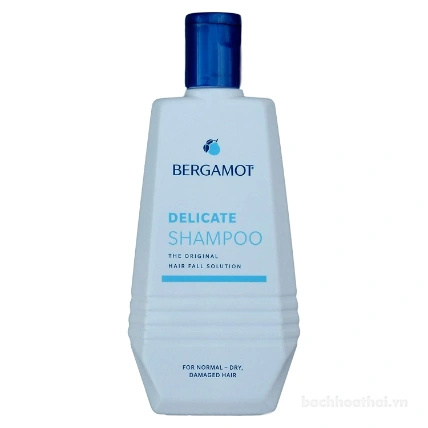 Dầu gội dược liệu dưỡng phục hồi ngăn rụng tóc Bergamot Delicate Shampoo Thái Lan ảnh 2