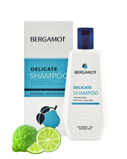 Dầu gội dược liệu rụng tóc Bergamot Delicate Shampoo Thái Lan [Dành cho tóc thường - khô, hư tổn] ảnh 1