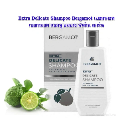 Dầu gội ngăn ngừa rụng tóc Bergamot Extra Delicate Shampoo Thái Lan ảnh 2