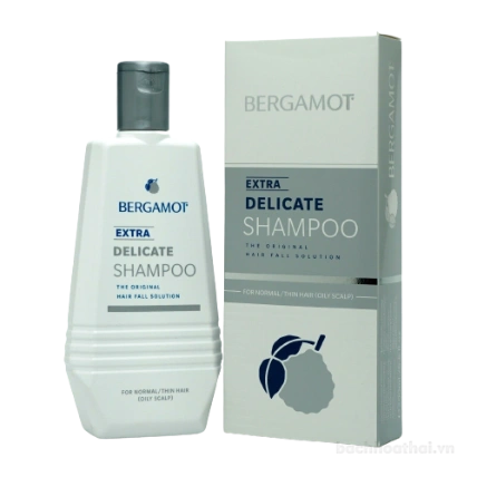 Dầu gội ngăn ngừa rụng tóc Bergamot Extra Delicate Shampoo Thái Lan ảnh 1