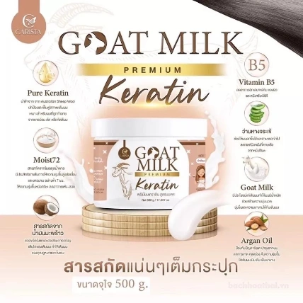 Bộ chăm sóc phục hồi tóc sữa dê Carista Goat Milk Premium Keratin ảnh 11