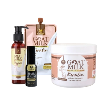 Ảnh sản phẩm Bộ chăm sóc phục hồi tóc sữa dê Carista Goat Milk Premium Keratin 1