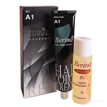 Thuốc nhuộm tóc Berina Hair Color Cream Thái Lan  ảnh 5