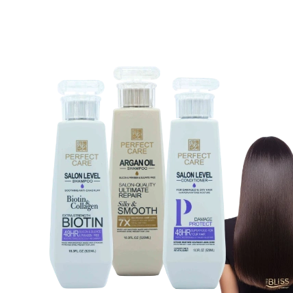 Dầu gội dưỡng tóc chắc khỏe Perfect Care Salon Level Shampoo Biotin & Collagen  ảnh 1