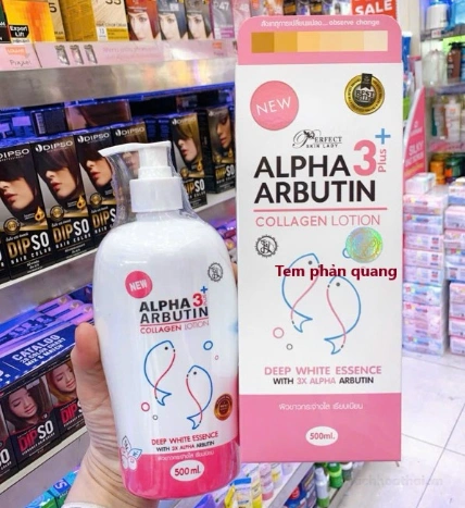 Sữa dưỡng thể Alpha Arbutin Collagen Lotion 3 Plus 500ml Thái Lan ảnh 14