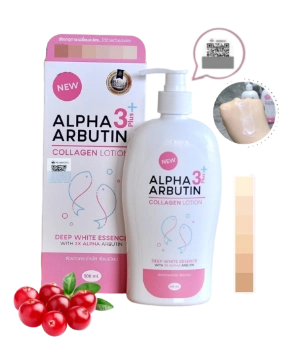 Ảnh sản phẩm Sữa dưỡng thể Alpha Arbutin Collagen Lotion 3 Plus 500ml Thái Lan 1