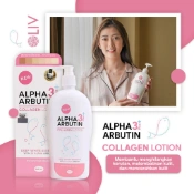 Ảnh sản phẩm Sữa dưỡng thể Alpha Arbutin Collagen Lotion 3 Plus 500ml Thái Lan 2