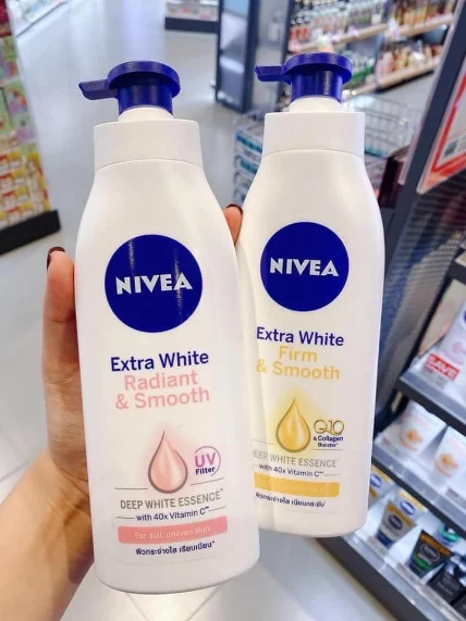 Sữa dưỡng thể Nivea Extra White Body Lotion tinh chất làm trắng 600ml Thái Lan ảnh 6