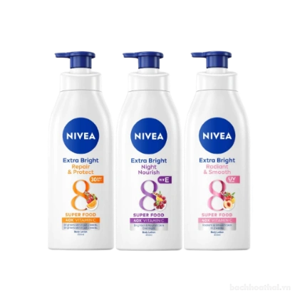 Sữa dưỡng thể Nivea Extra White Body Lotion tinh chất làm trắng Thái Lan ảnh 2