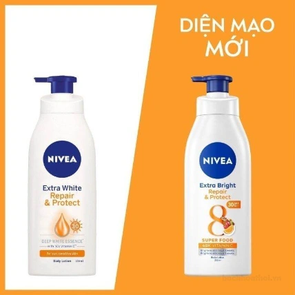 Sữa dưỡng thể Nivea Extra White Body Lotion tinh chất làm trắng Thái Lan ảnh 4