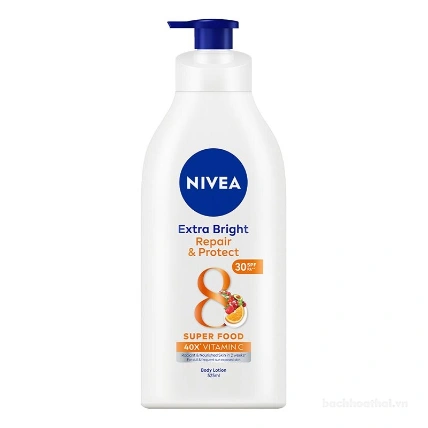 Sữa dưỡng thể Nivea Extra White Body Lotion tinh chất làm trắng Thái Lan ảnh 12