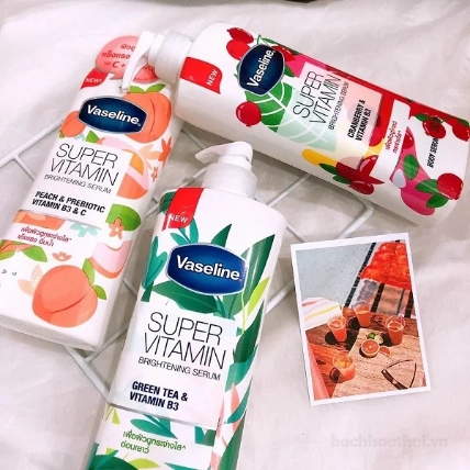 Sữa dưỡng thể trắng da Vaseline Super Vitamin Whitening Serum ảnh 5