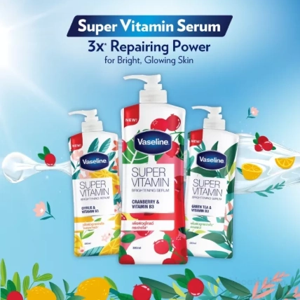 Sữa dưỡng thể trắng da Vaseline Super Vitamin Whitening Serum ảnh 7