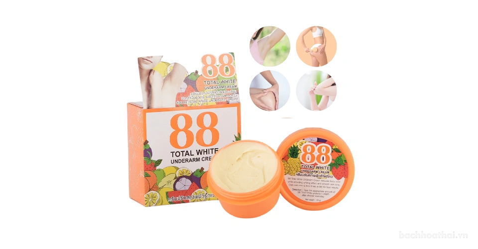 Kem thâm nách 88 Total White Underarm Cream Thái Lan