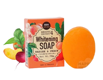 Ảnh sản phẩm Xà phòng rạn thâm nám da Beauty Secret 4 Whitening Soap Radish & Peach 1
