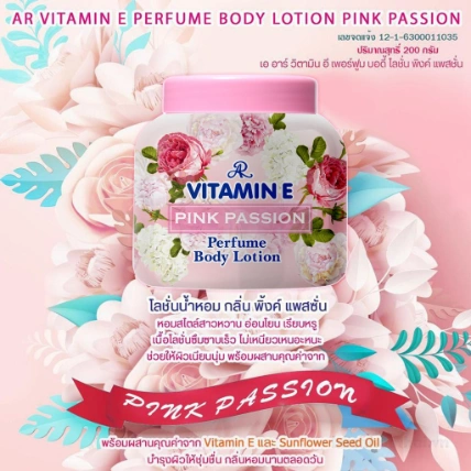 Dưỡng thể hương nước hoa AR Vitamin E Perfume Body Lotion Thái Lan 200gr ảnh 10
