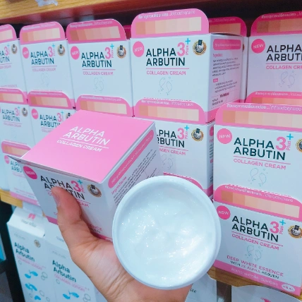 Kem dưỡng thể trắng da Alpha Arbutin 3+Plus Collagen Cream Thái Lan ảnh 8