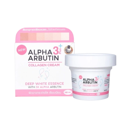 Kem dưỡng thể trắng da Alpha Arbutin 3+Plus Collagen Cream Thái Lan ảnh 1