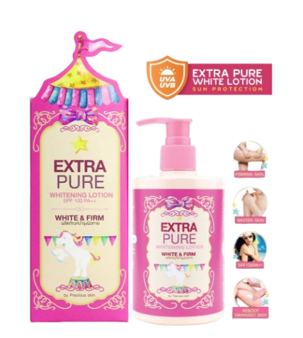 Dưỡng thể trắng da siêu chống nắng Extra Pure White Lotion SPF 100 PA++ ảnh 1