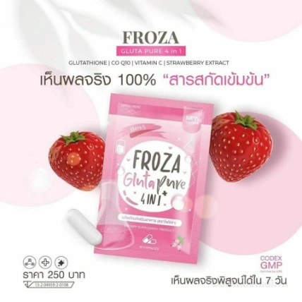 Viên uống trắng da Froza Gluta Pure 4 in 1 Thái Lan ảnh 11